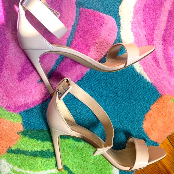 Nude stiletto sandals, only worn once! - Picture 3 of 8